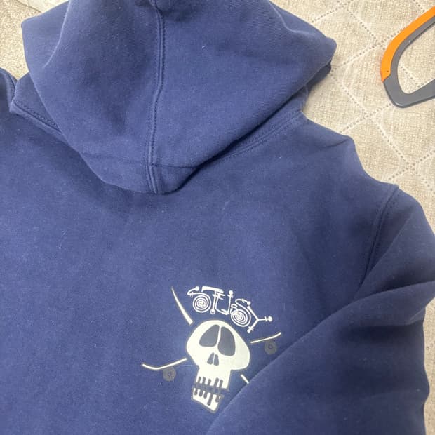 스투시 해골 후드티