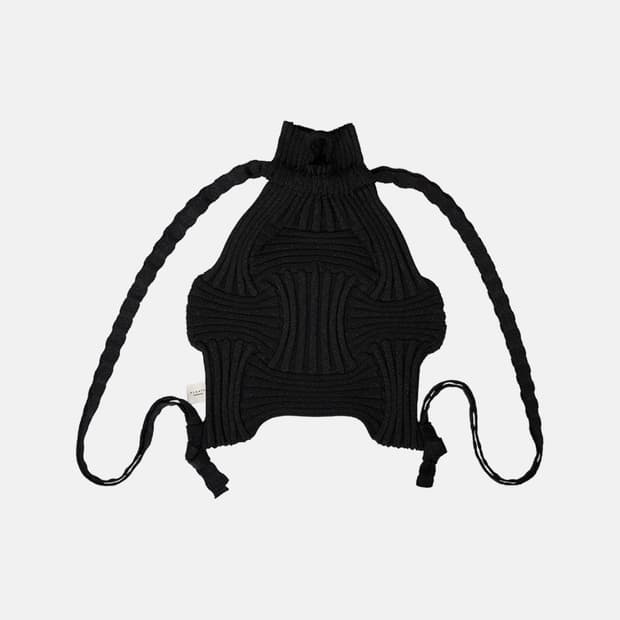 플리츠마마 뉴보우백팩 글리터 블랙