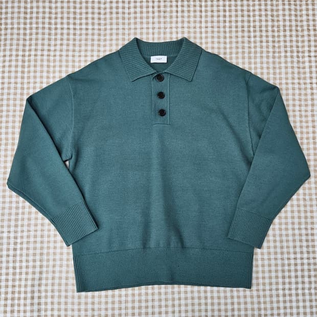 TNGT 오버핏 스웨터 카라티 남자100~105