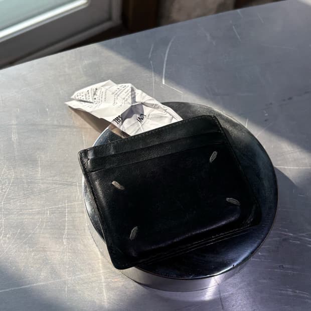 메종마르지엘라 레더 카드 홀더 지갑