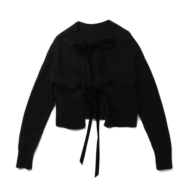 Rhodolirion Boiled Wool Knit Cardigan