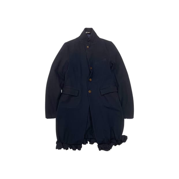 꼼데가르송 프릴 디테일 롱 자켓