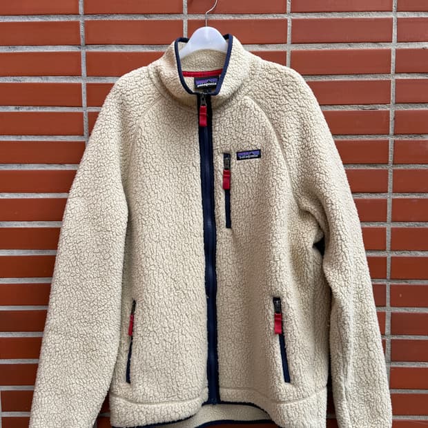 파타고니아 레트로 파일 플리스 자켓 아이보리