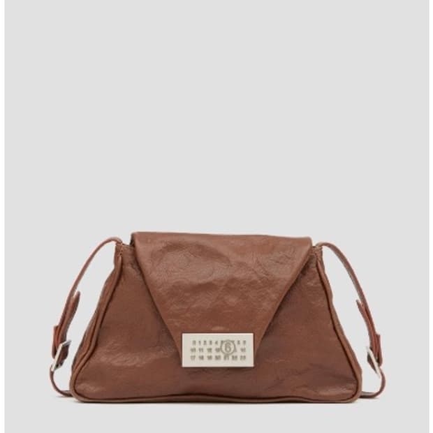 MM6 누메릭 숄더백(러스티브라운)