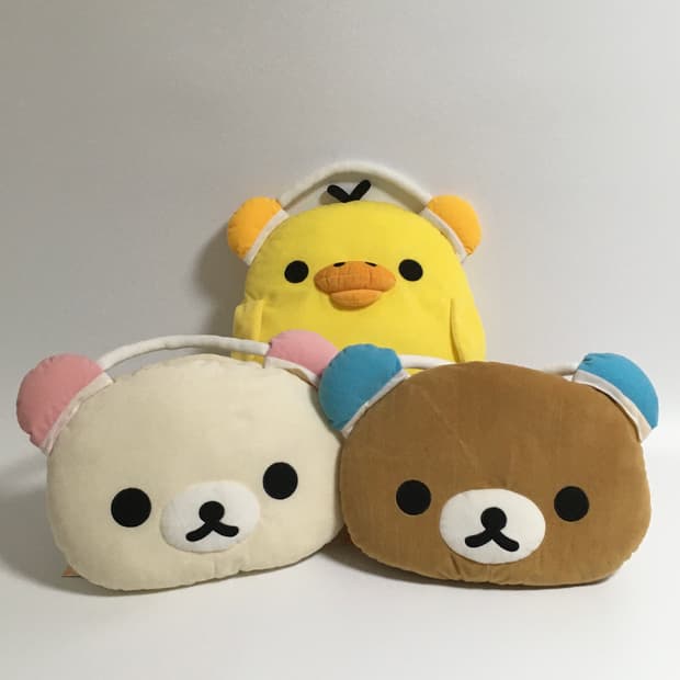 고전 리락쿠마&코리락쿠마&키이로이토리 인형