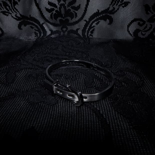 [archiv.muse] ༒ BANGLE 002 벨트 써지컬 뱅글 실버