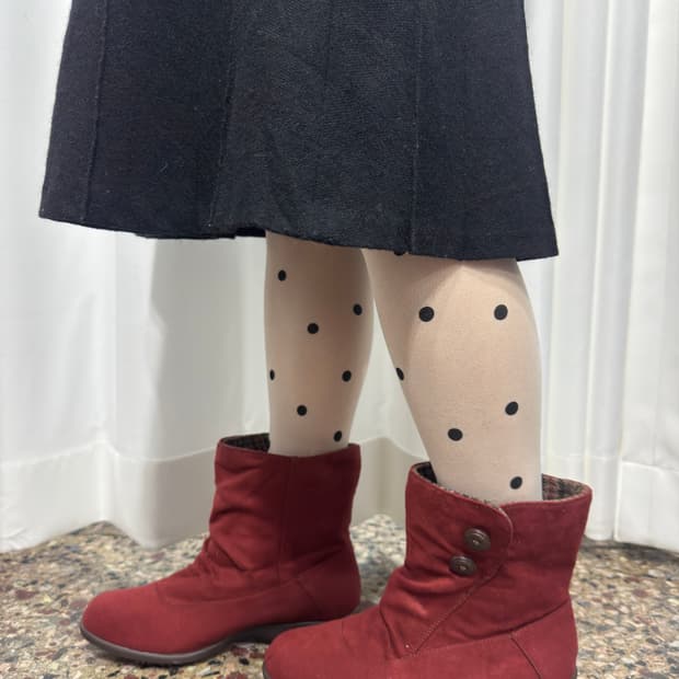 topaz suede button boots