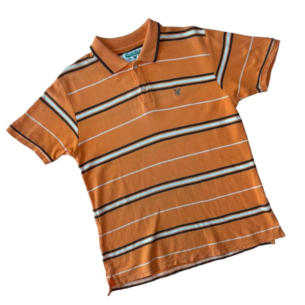 피어보드 앤 노블 멀티 스트라이프 빈티지 폴로 셔츠