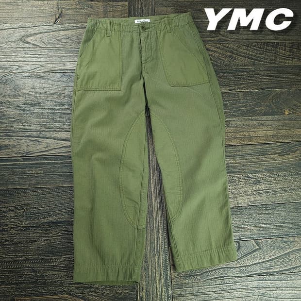 [YMC] 밀리터리 퍼티크 팬츠 올리브 M21192