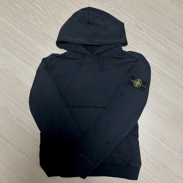 스톤아일랜드 후드티 블랙 xl