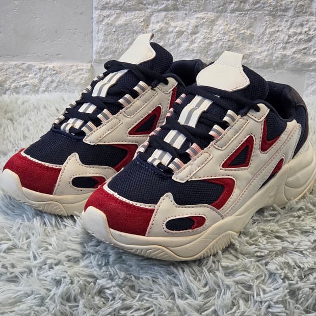 8q-16:슈펜 AFHJ19W20어글리 스니커즈 네이비레드(230)