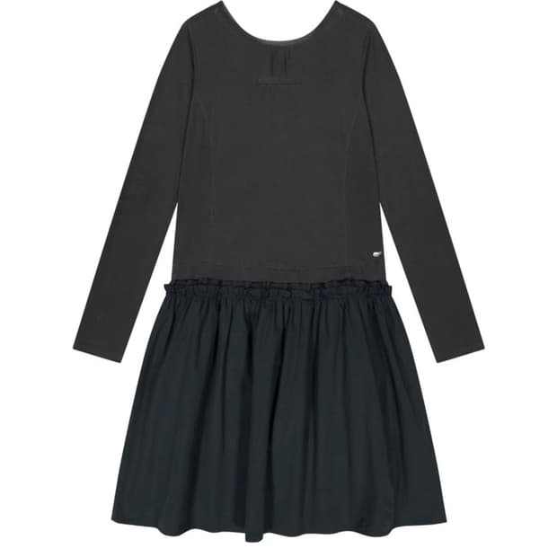 코이세이오 투웨이 셔링 원피스 블루차콜