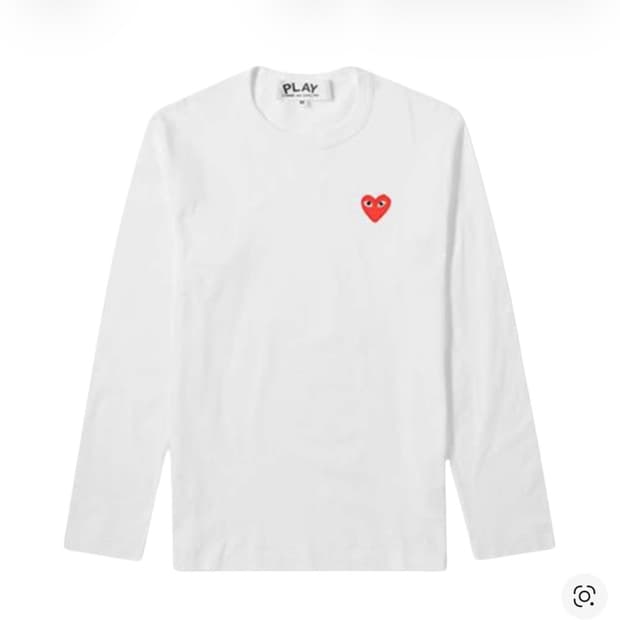 꼼데가르송 롱슬리브 새상품 XXL