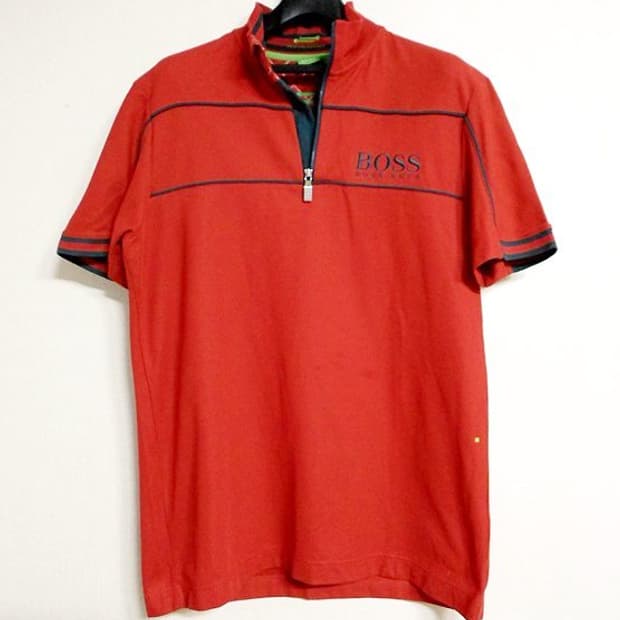 휴고보스 정품 집업 티셔츠 100사이즈