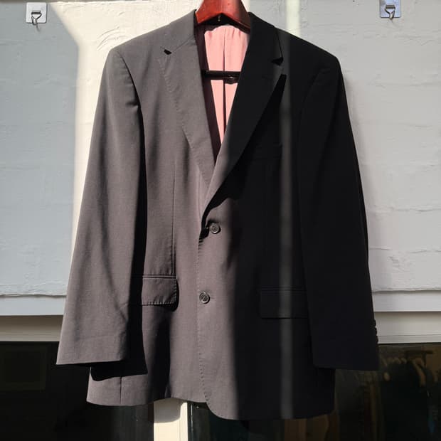 Hugo Boss 휴고보스 투버튼 블랙 블레이저 52R