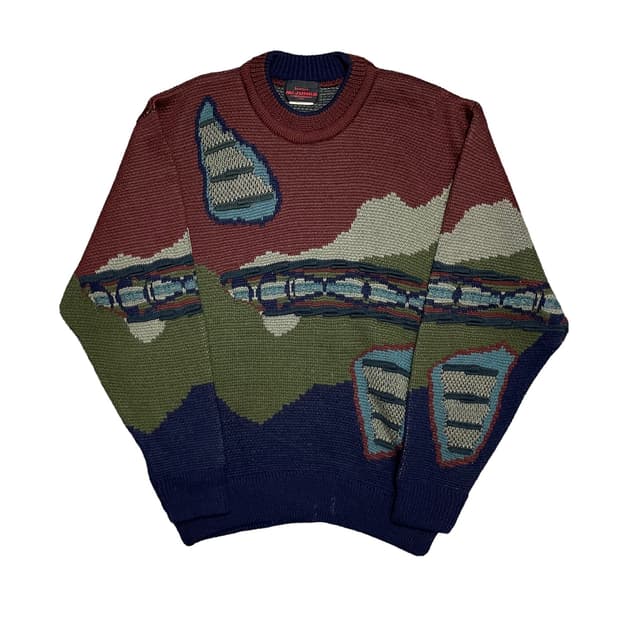 XL 빈티지 퓨어울 니트