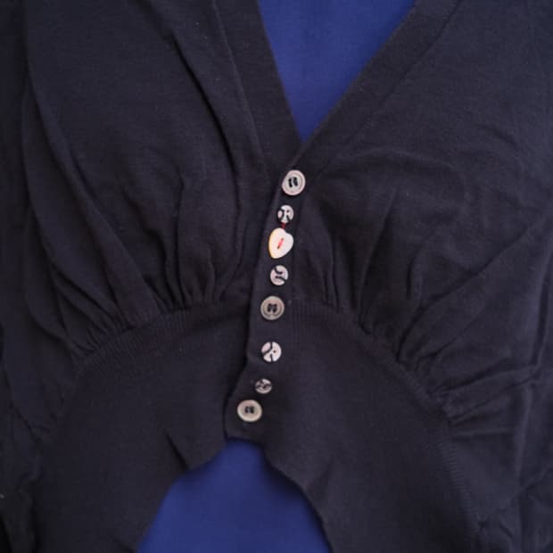 Heart multi button cardigan