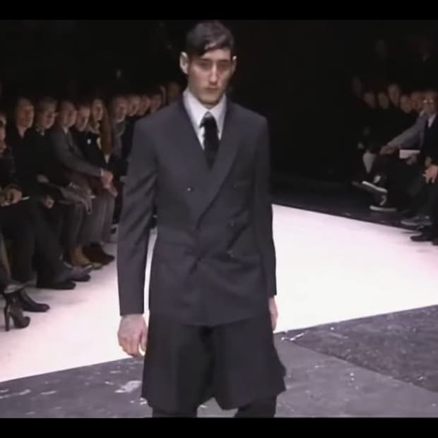 꼼데가르송 옴므 플러스 ad2010 더블 브레스티드 자켓