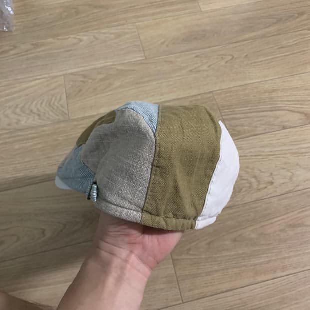 일본 빈티지 패치워크 헌팅캡