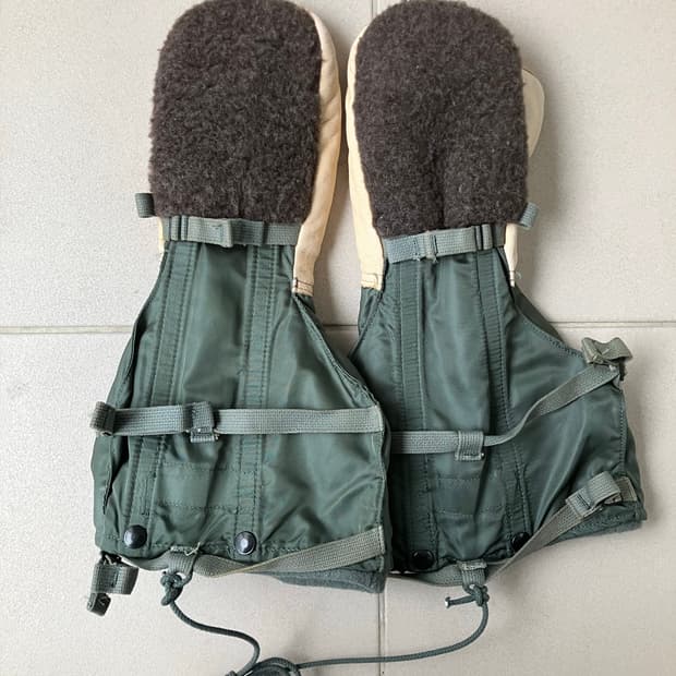 80s usaf n4b mitten set 플라잉 장갑