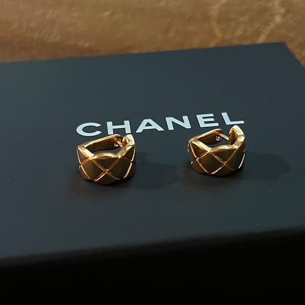 샤넬 정품 업사이클링 코코 크러쉬 COCO CRUSH 이어링