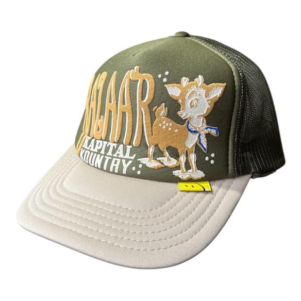 캐피탈 바자르 카키 모자 트러커캡 캡 볼캡 스냅백 매쉬캡 오사카 한정 