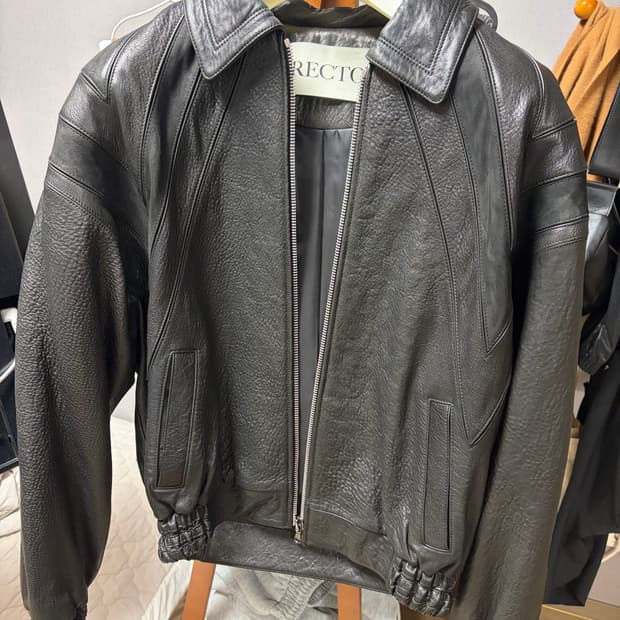 렉토 루카스 레더 붐버 자켓