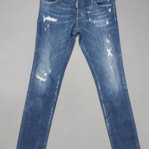 [38] 정품 디스퀘어드2 페르페토 워싱 슬림진 청바지