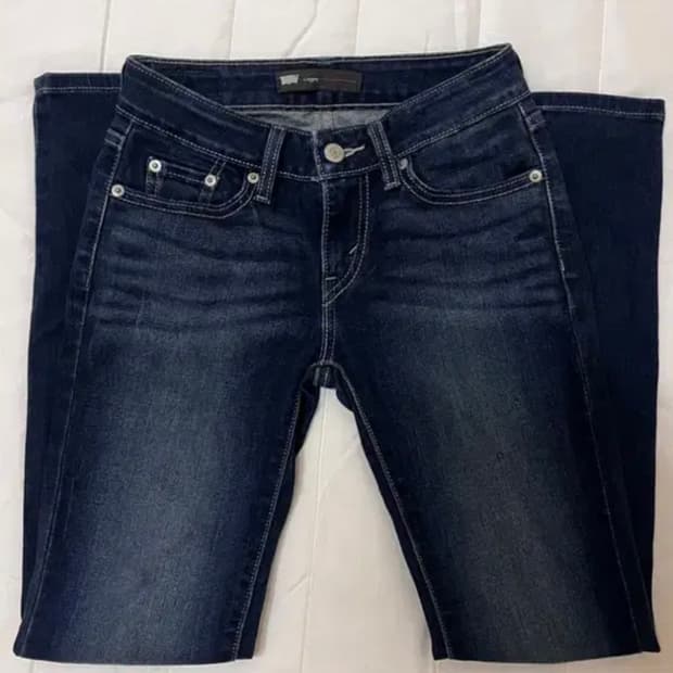 리바이스 로우라이즈 청 스키니