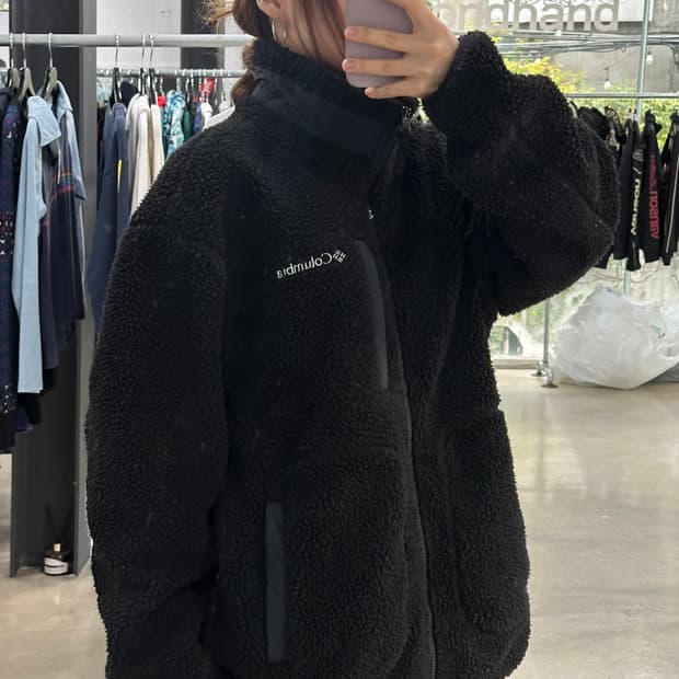 콜롬비아 플리스 포켓 자켓