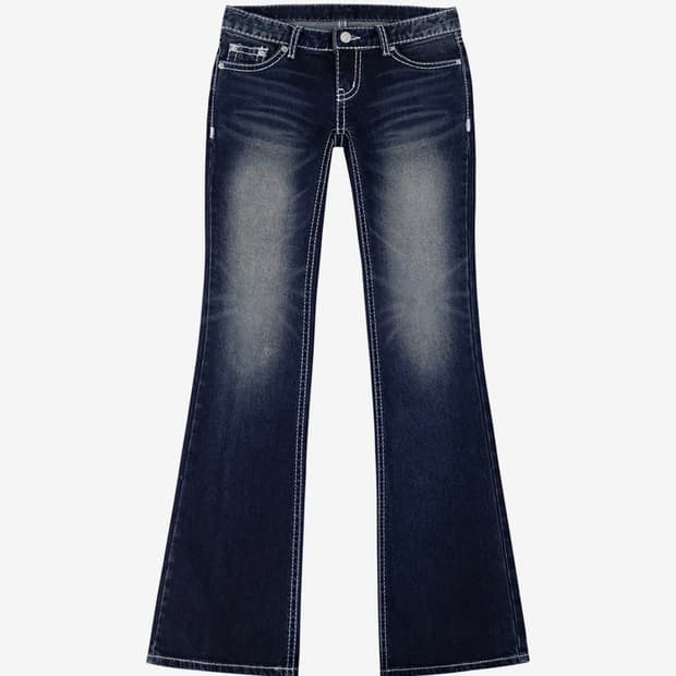 EYEER Classic Low Rise Boots-Cut Denim 