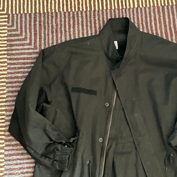 해칭룸 / 모즈파카 / 워시드블랙