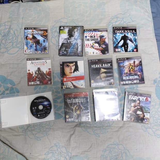 PS3 게임 타이틀 일괄 판매 (언차티드, 비욘드, 다크소울 등)