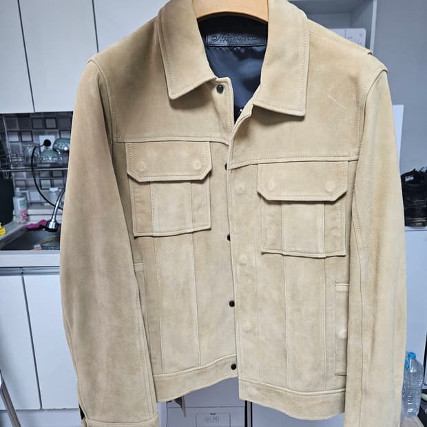 느와르라르메스 스웨이드 트러커 자켓