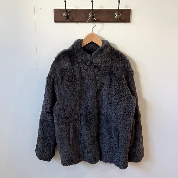 Anhydre 리버시블 래빗 퍼 자켓