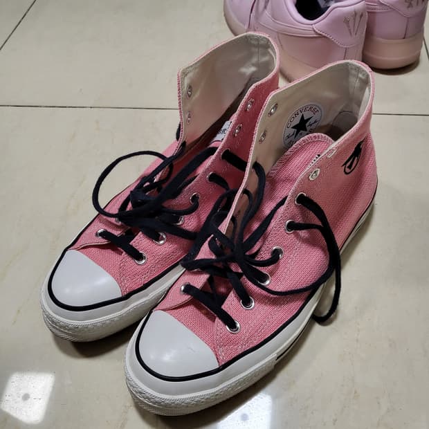 컨버스 x 스투시 척 70 하이 플루메리아 핑크 275