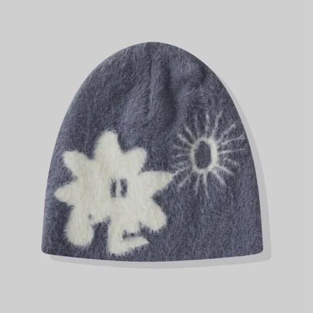 썬러브 비니 Cali Shaggy Beanie Lavender