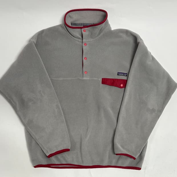 헤비모델)빈티지 파타고니아 신칠라 스냅티 멘즈L 그레이