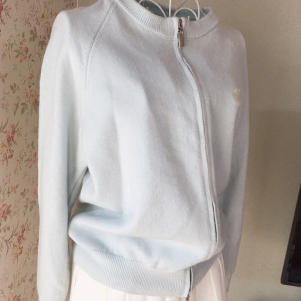 빈티지 스카이블루 집업🩵