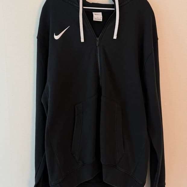 나이키 블랙 후드집업