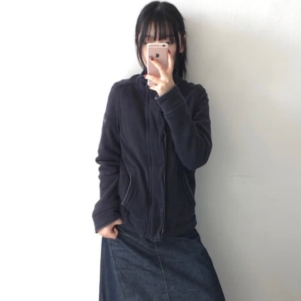 아베크롬비 사이드패치 코튼집업