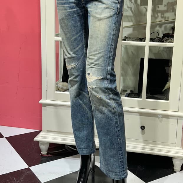 thee hysteric xxx jeans 더 히스테릭 xxx 슬림진