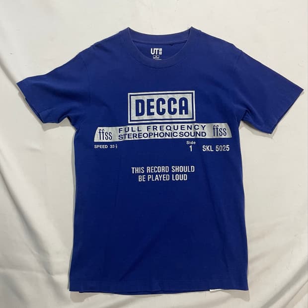 DECCA 레이블 로고 티셔츠