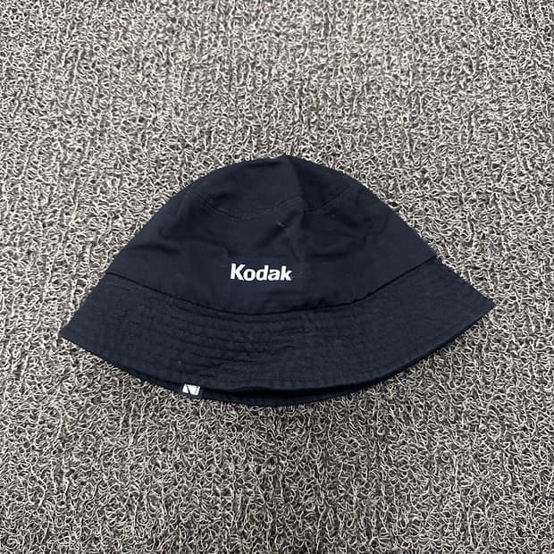 KODAK 코닥 버킷햇 벙거지 모자 블랙