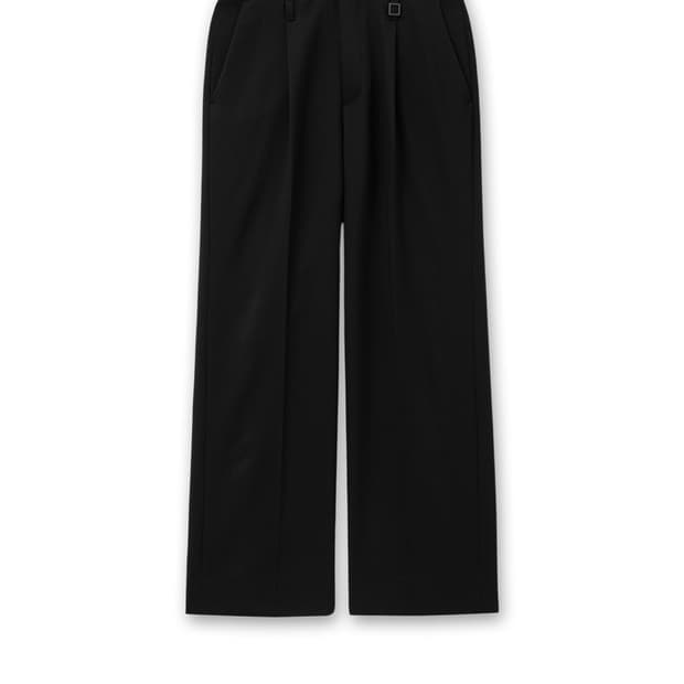 (새상품) 우영미 블랙 울 스트레이트 팬츠