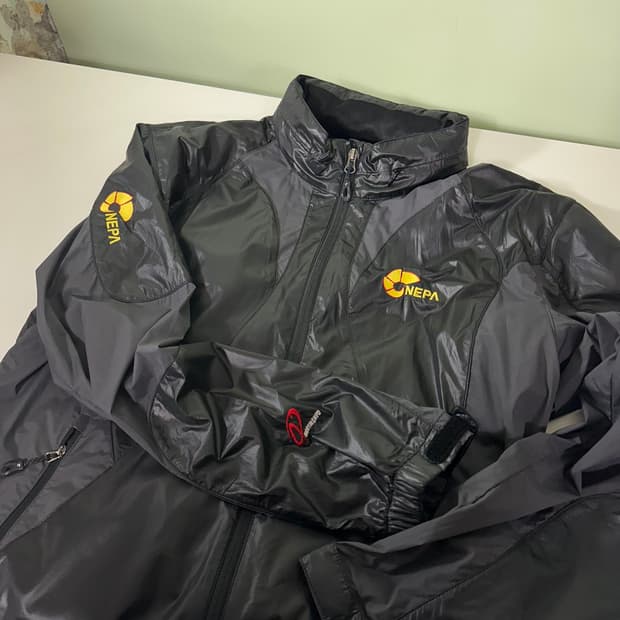 95-100 L 네파 블랙 등산 경량바막자켓