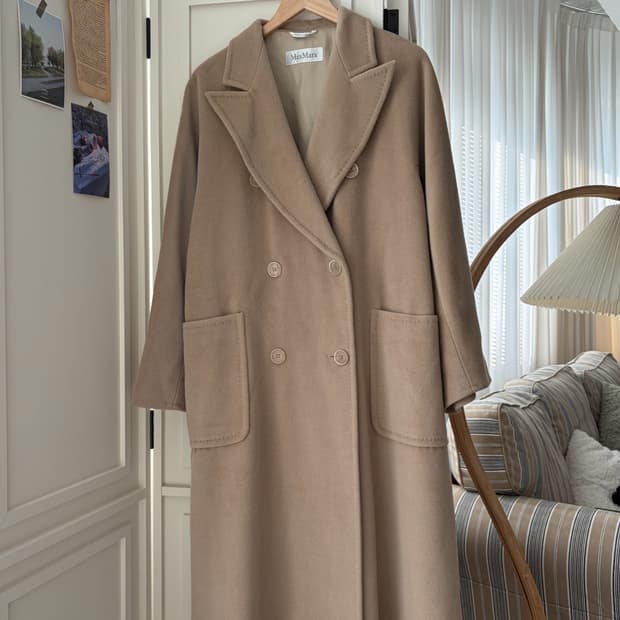 막스마라 더블 롱 코트