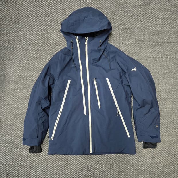 미즈노 네이비 스키/보드 후드 자켓