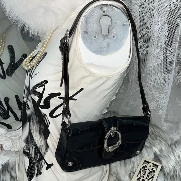 빈티지 앤틱 버클 파에톤 미니백