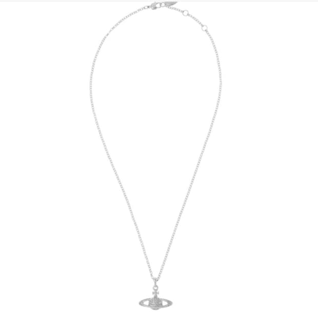 비비안웨스트우드 미니 바스 릴리프 펜던트 실버